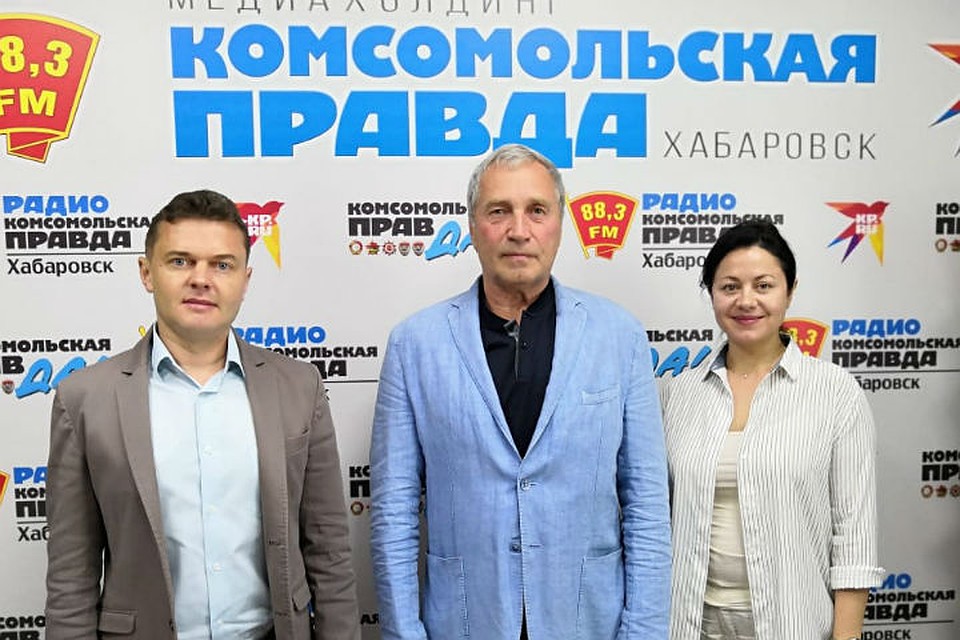 Генеральный директор завода «Амурсталь» Сергей Кузнецов в эфире «Комсомольской правды» Фото: Ульяна КОСКИНА