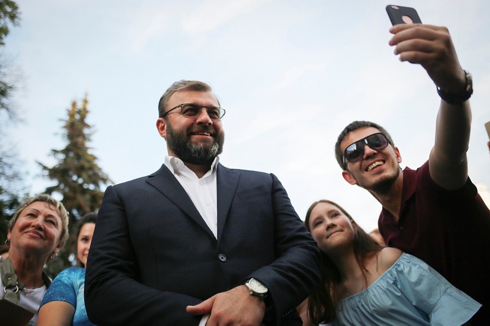 Президент фестиваля "Горький fest" Михаил Пореченков. Фото: Анастасия МАКАРЫЧЕВА