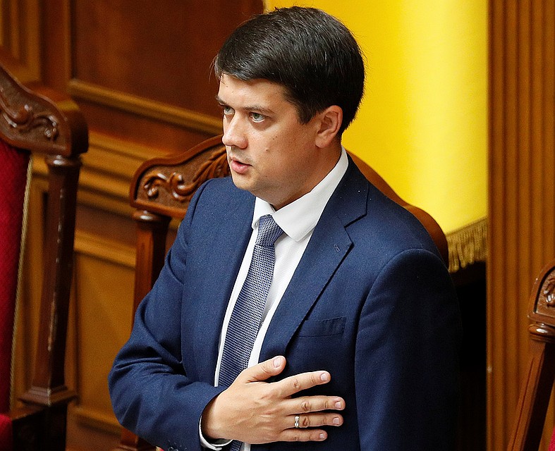 Новый спикер Верховной рады Дмитрий Разумков. Фото: REUTERS