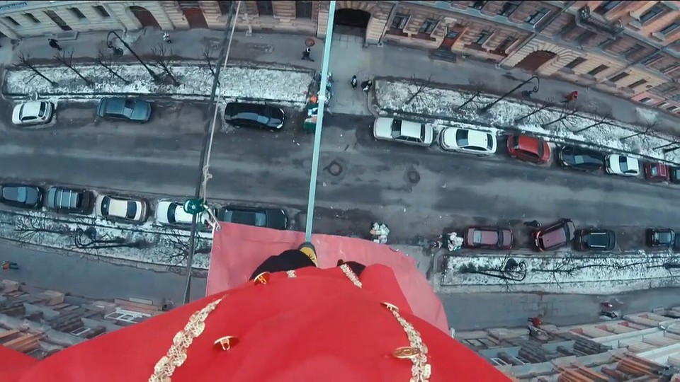 А вот так картина выглядит сверху. Фото: соцсети