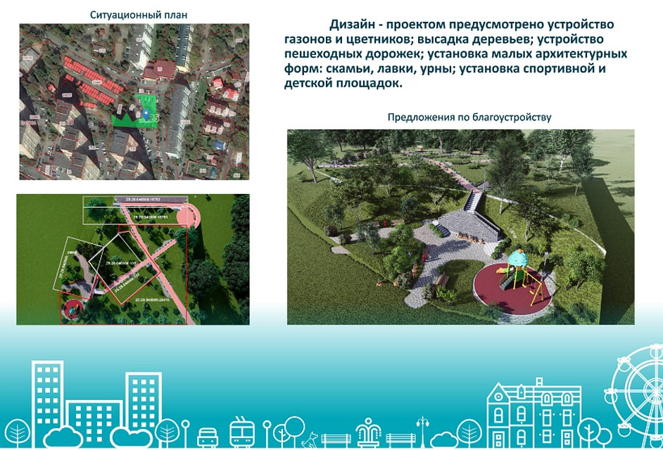 Общественная территория будет располагаться по адресу: г. Владивосток, в районе ул. Ульяновской, 8, земельный участок с кадастровым номером 25:28:040006:20418 Фото: primorsky.ru