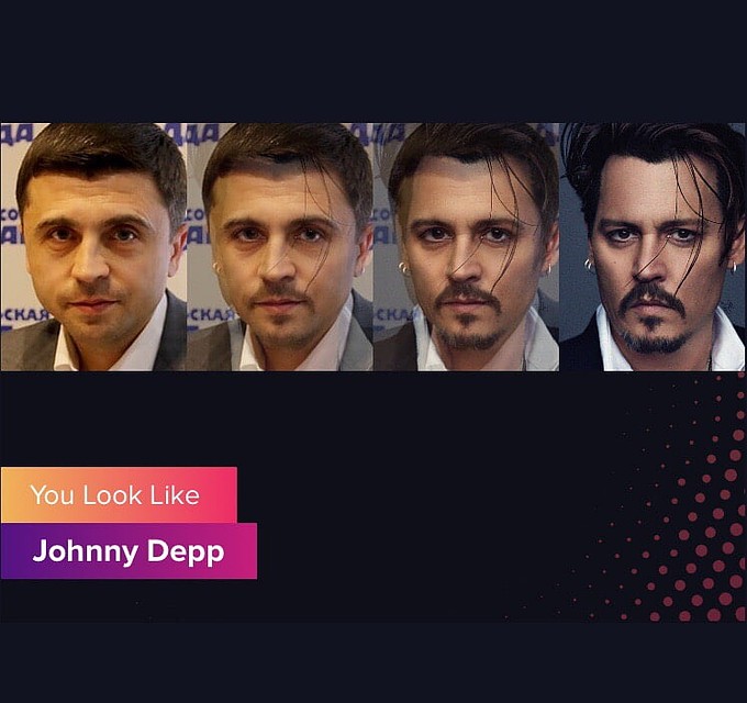 Руслан Бальбек и актер Джонни Депп