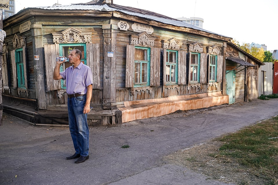 Старые дома - центра украшение Фото: Светлана МАКОВЕЕВА