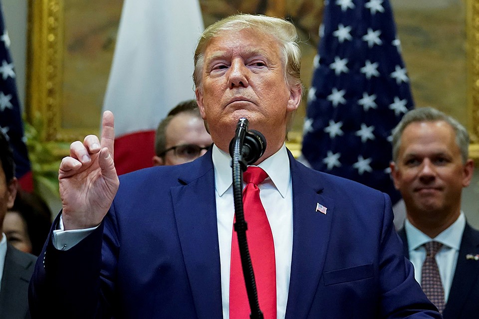 Президент США Дональд Трамп считает глобальное потепление выдумкой. Фото: REUTERS