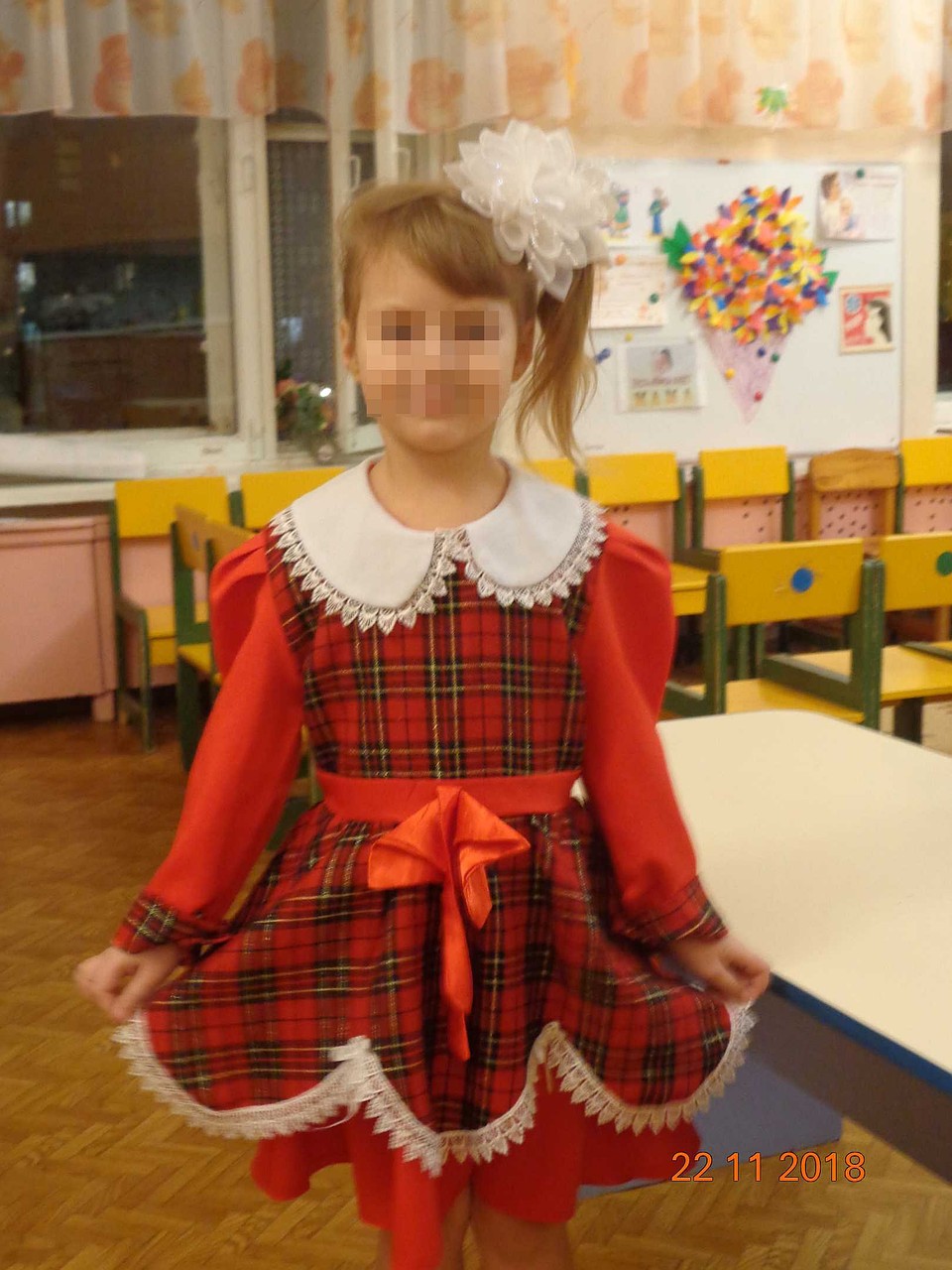 Отец успел спасти дочку из огня