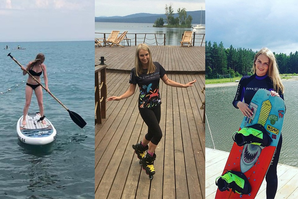 Ольга обожает спорт. Фото из личного архива героинь материала.