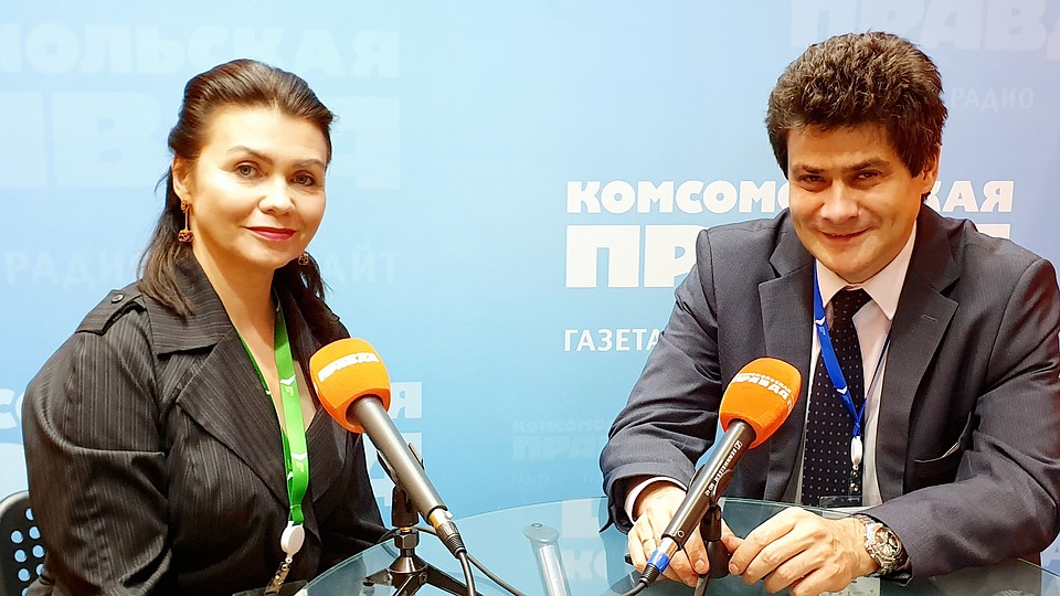 Глава города Екатеринбург Александр Высокинский в открытой студии Радио «Комсомольская правда».