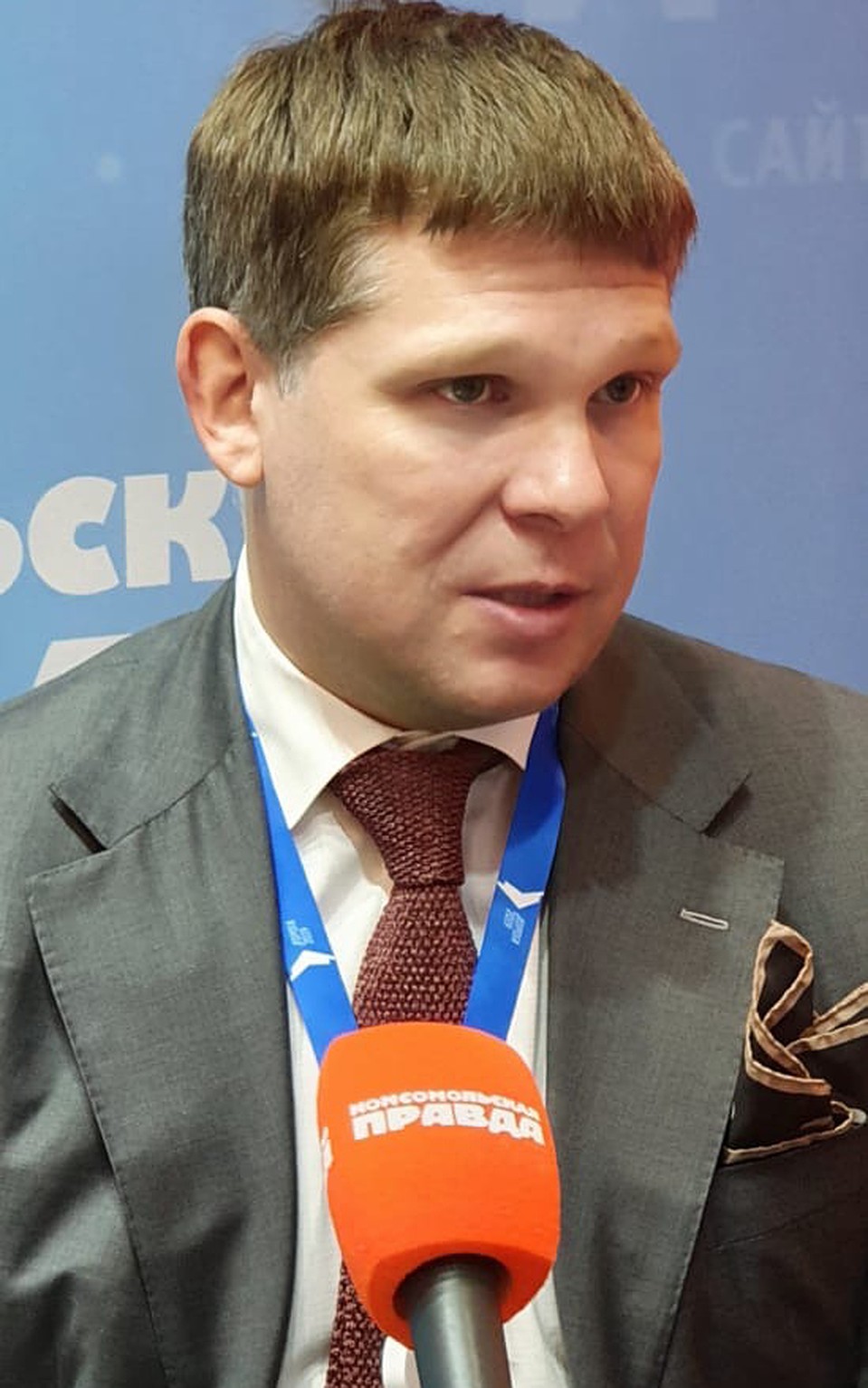 Президент «Меркатор Холдинг» Александр Белогорцев в открытой студии Радио «Комсомольская правда»