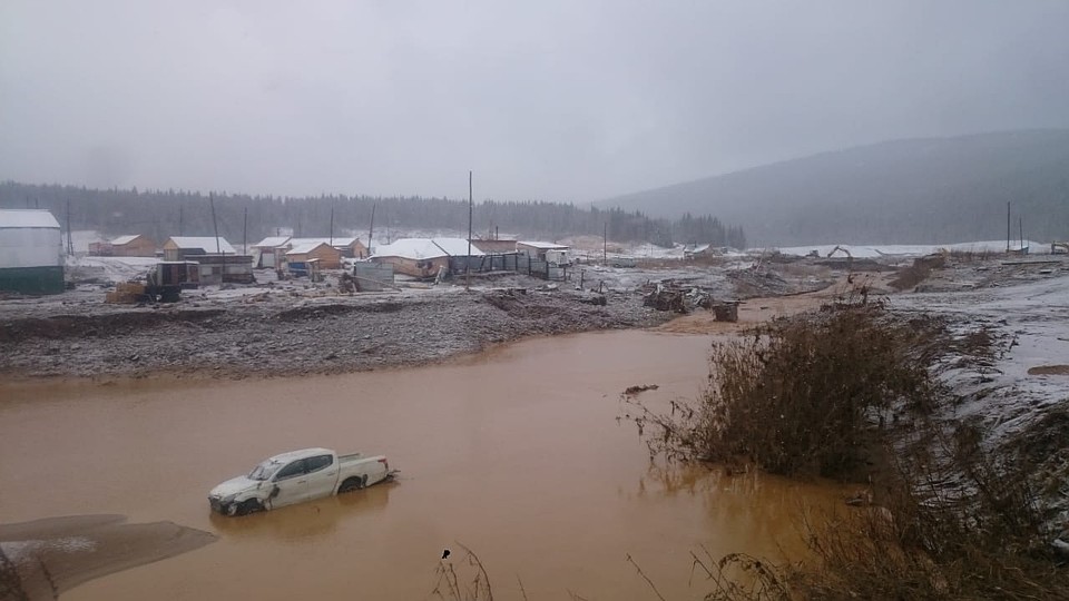 Прииск в районе реки Сейба. Фото: ГУ МЧС по Красноярскому краю