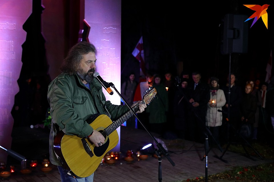 На акции выступил музыкант Александр Помидоров. Фото: Святослав ЗОРКИЙ