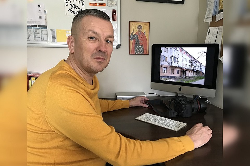 О том, что происходит в Донбассе, Дин рассказывает на своих страницах в социальных сетях. Фото: Дин Брайен