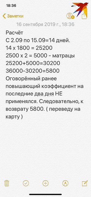 Лариса заплатила за два месяца пребывания мамы, но пробыла едва ли один. Из всей оплаты вычли стоимость матрасов, якобы испорченных бабушкой, и вернули только часть месячной стоимости