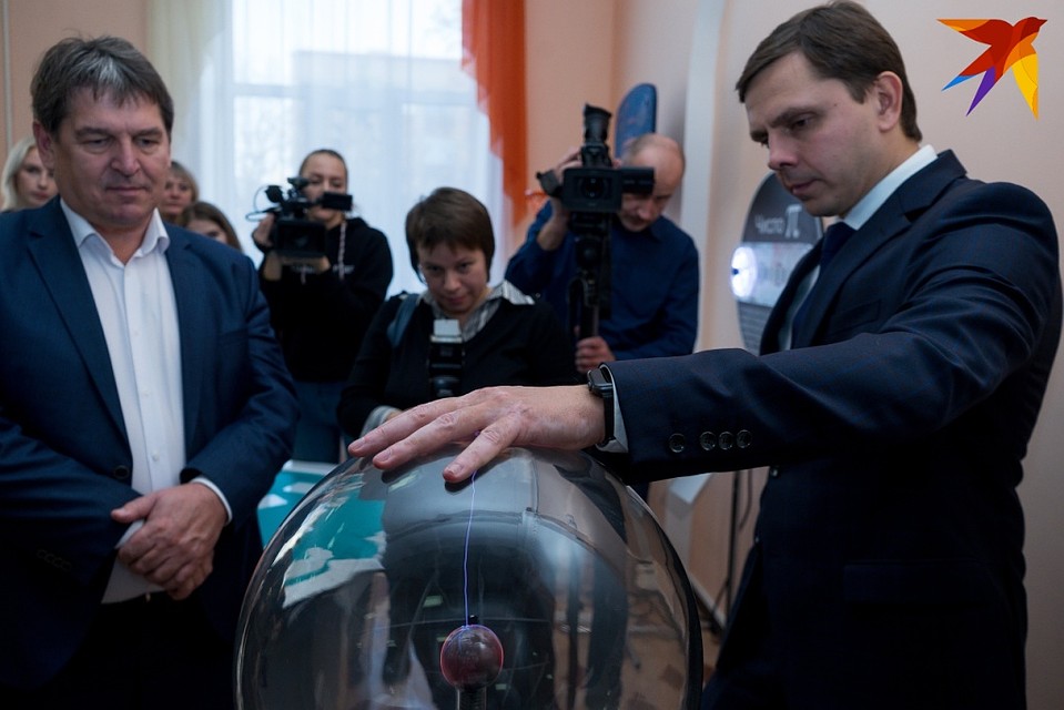 Андрей Клычков побывал в интерактивном музее "Кварториума" Фото: Вячеслав КОВАЛЕНКО