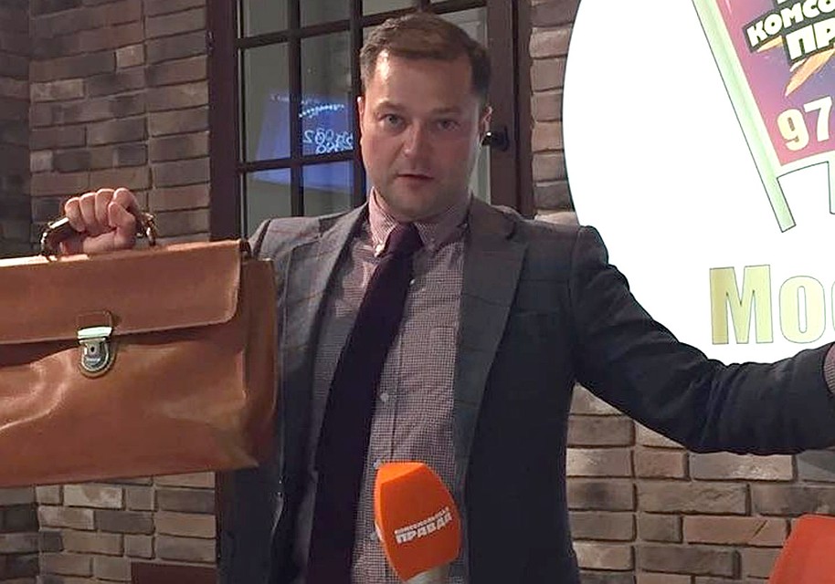 Никита Исаев в редакции "Комсомольской правды".