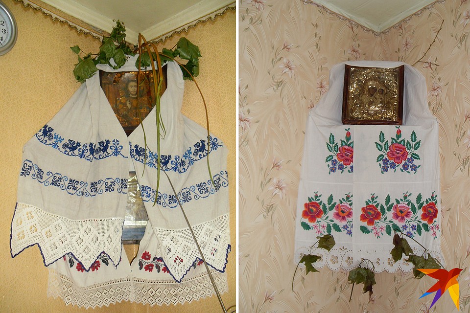 Покуть украшали рушниками, хранили там иконы и освященные в церкви травы. Фото: Татьяна КУХАРОНАК