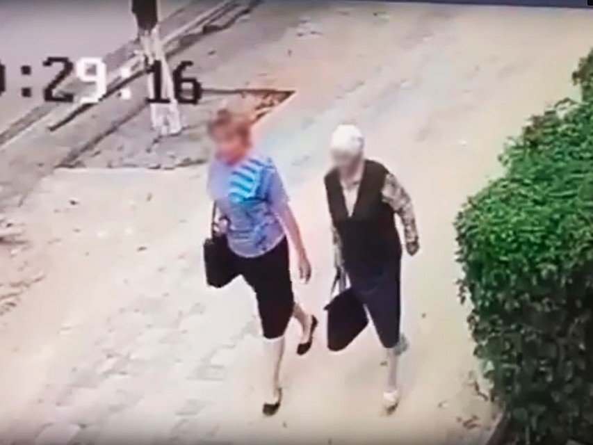 Запись камеры наружного наблюдения «Безопасный город». Фото пресс-службы УВМД России по Белгородской области.