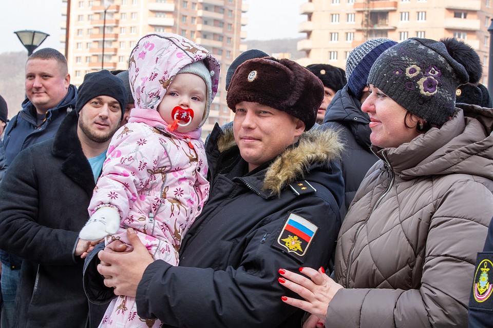 Дом в микрорайоне «Снеговая падь» принял 489 семей моряков, мичманов и офицеров Фото: Татьяна МЕЕЛЬ