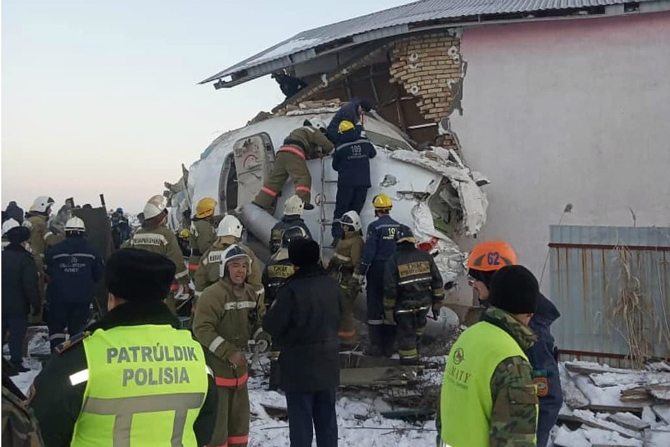Пострадали больше 30 человек. Фото: МЧС Казахстана