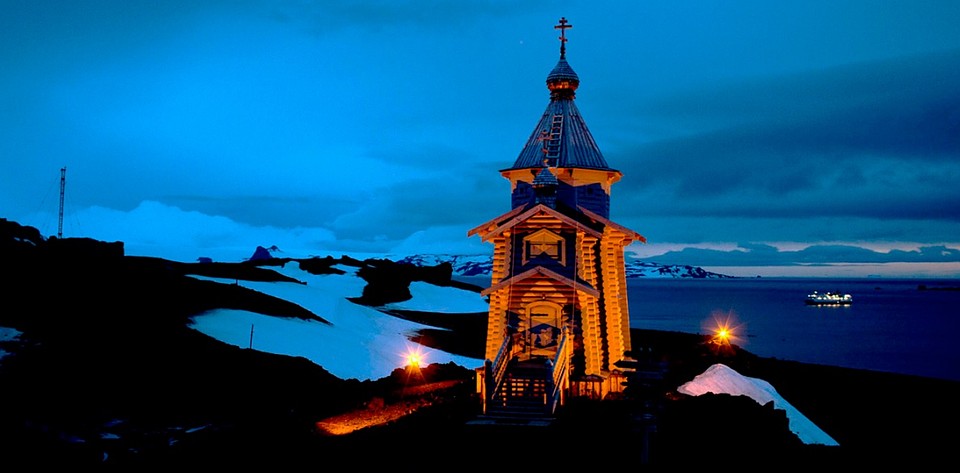 Антарктида. Храм. Фото из архива архитектора Петра Анисифорова.