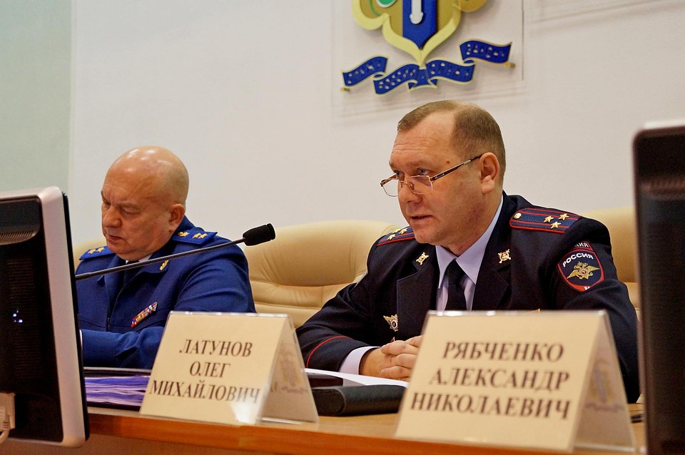 Итоговая коллегия в УМВД по Липецкой области Фото: Пресс-служба УМВД Липецкой области.