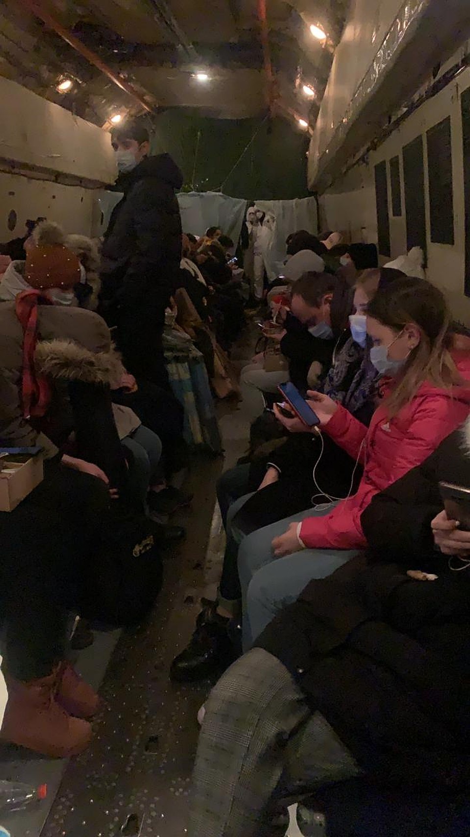 Вот так проходила эвакуация. Фото: Анна Коняхина Фото: Личная страничка героя публикации в соцсети