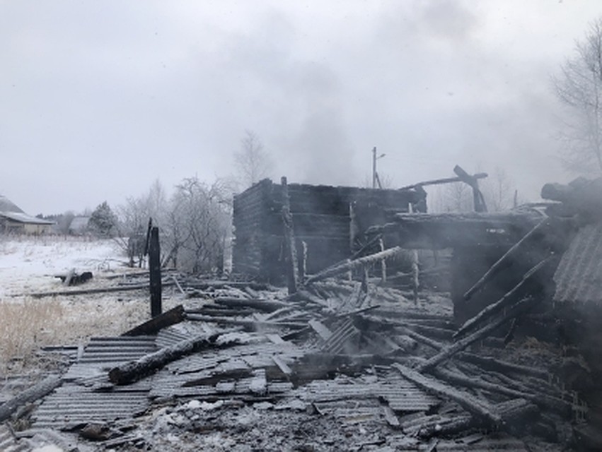 То, что осталось после пожара. Фото: СУ СК РФ по Тверской области.