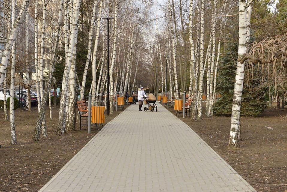 Были завершены работы в сквере у «Мезона»