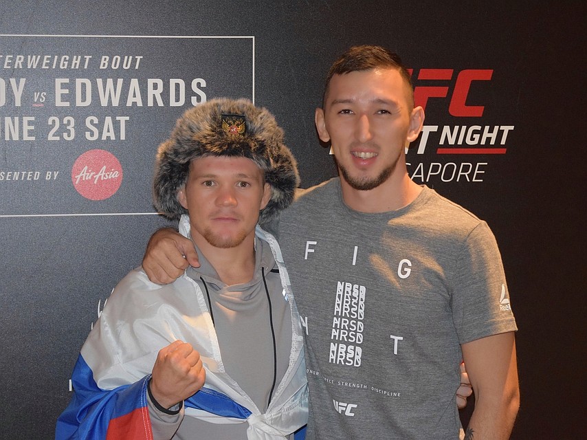 №3 рейтинга UFC в легчайшем весе российский боец Петр Ян, интересы которого представляет Саят Абдрахманов.
