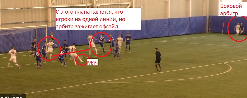 Отмененный гол в ворота «Тамбова»