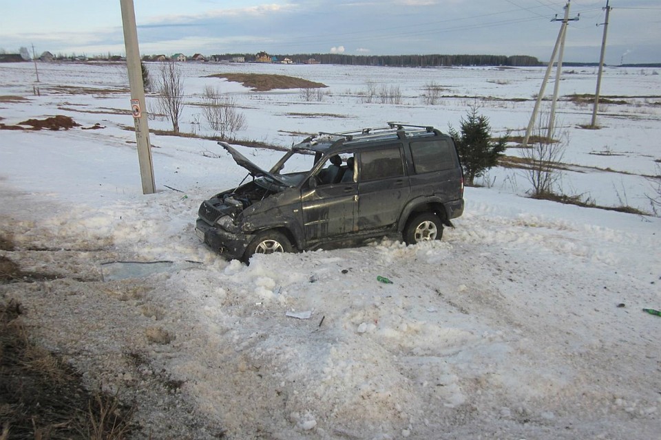 Водитель «Патриота» отказался от обследования на состояние опьянения. Фото: vk.com/gibdd43