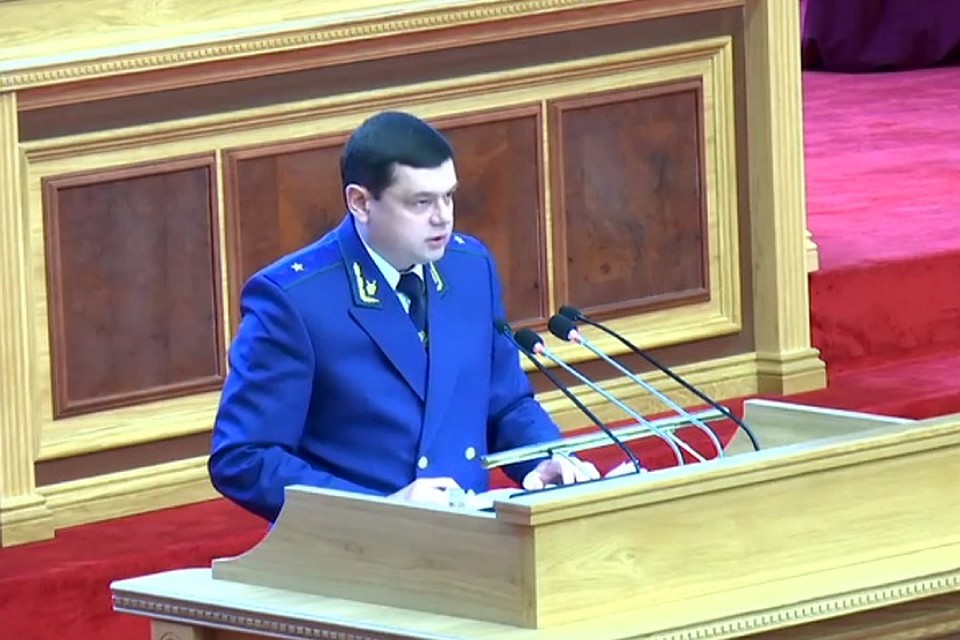 Прокурор Башкирии Владимир Ведерников впервые представил доклад в парламенте республики
