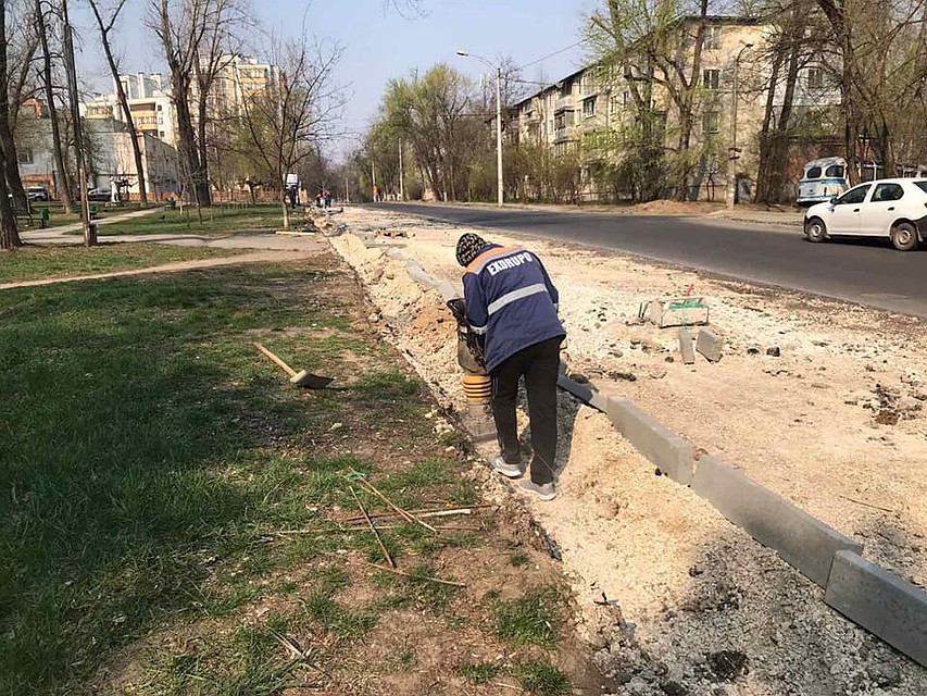 Ремонт дорог и тротуаров. Фото: Соцсети