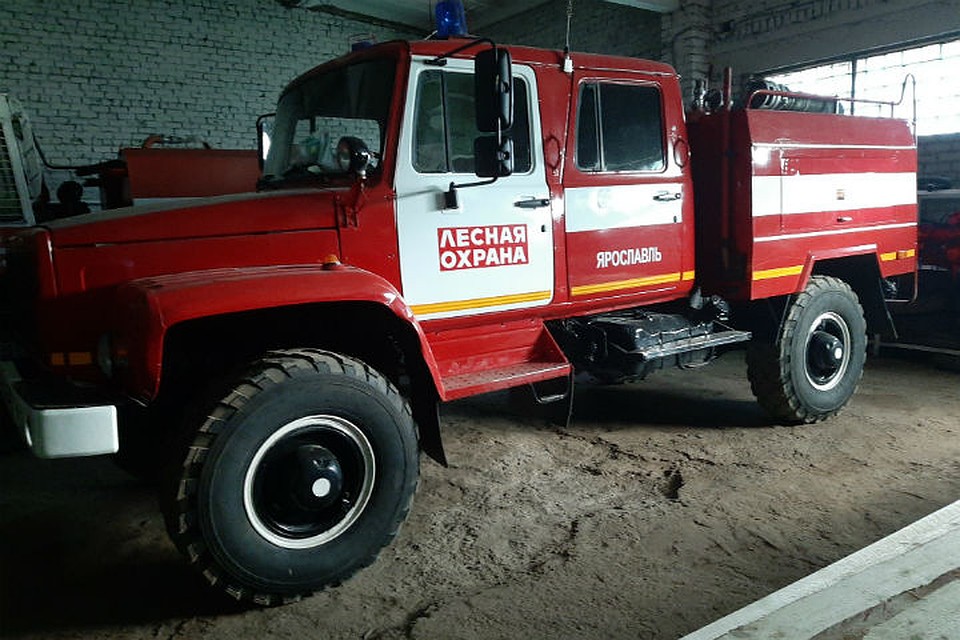 Пожарные машины готовы к выезду