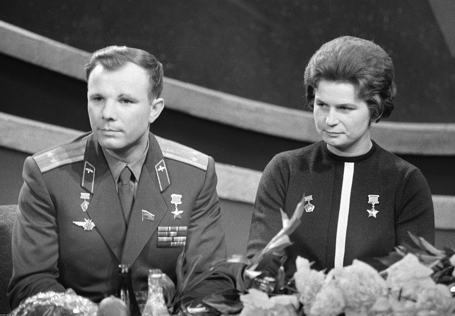 Юрий Гагарин и Валентина Терешкова Фото: EAST NEWS