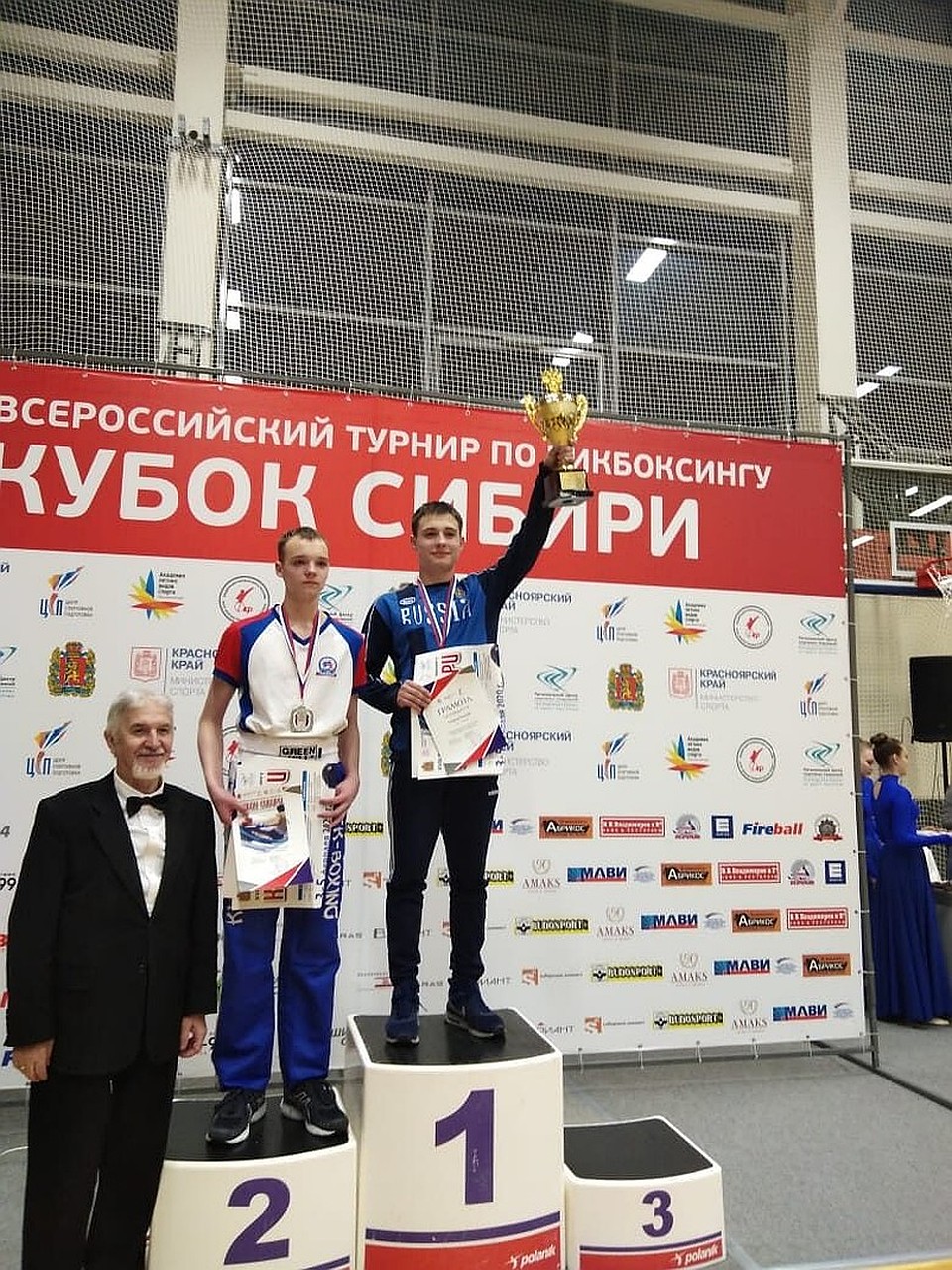 2 место занял Алексей Гусаров