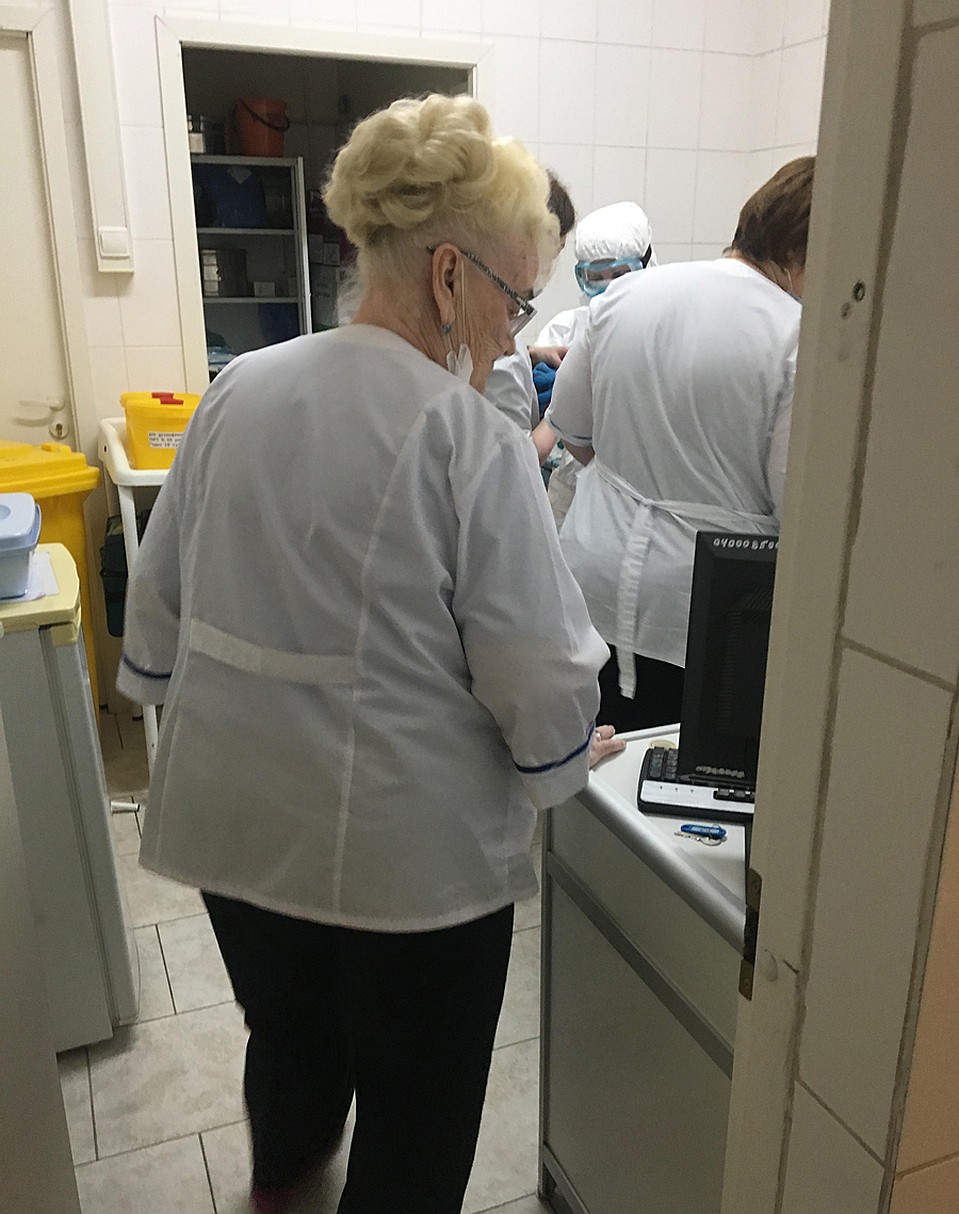 Наш корреспондент работал в самом сердце ковидника Фото: Архив автора