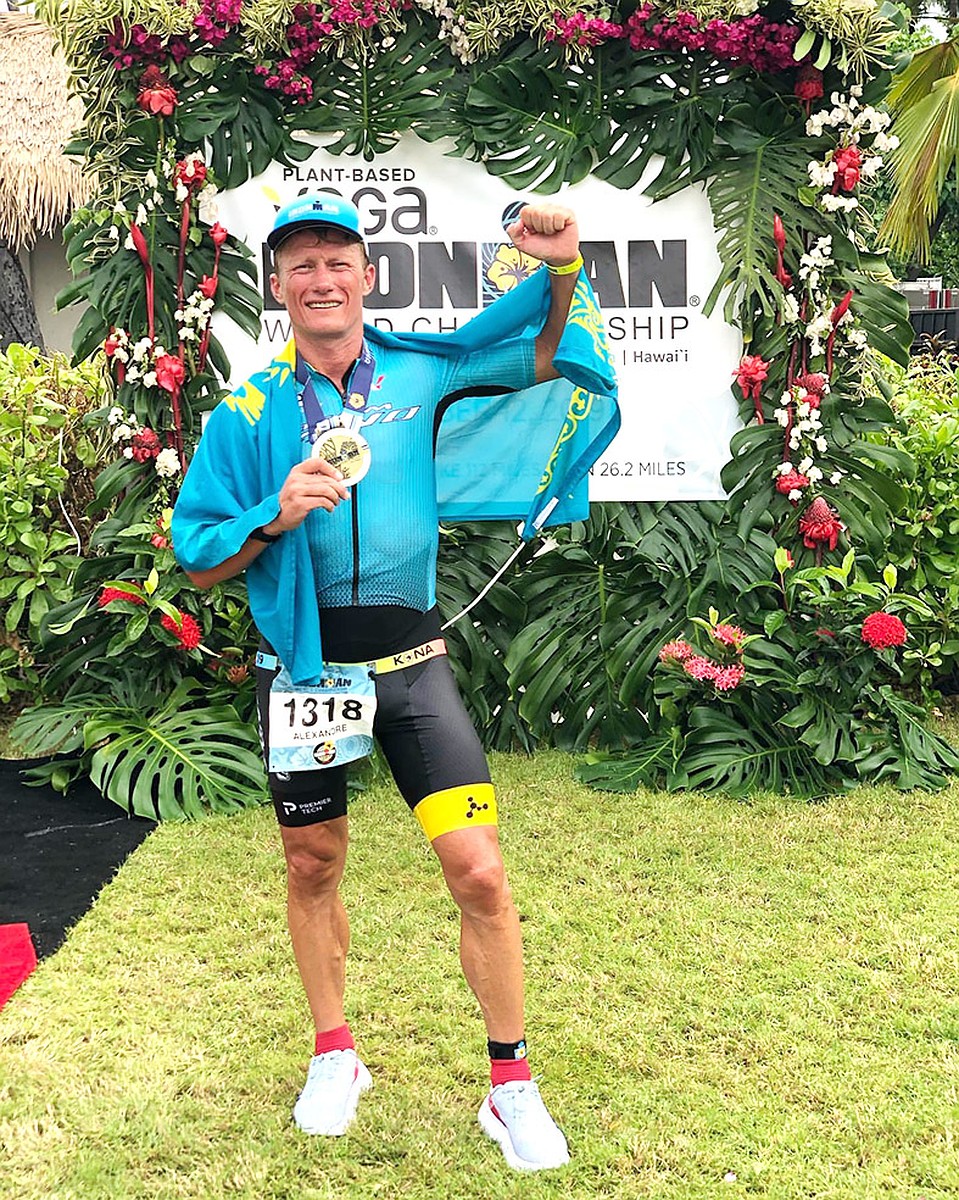Александр Винокуров на Ironman.