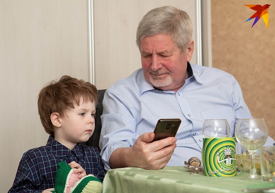 3-летний Андрюша - копия знаменитого деда. Фото: личный архив.