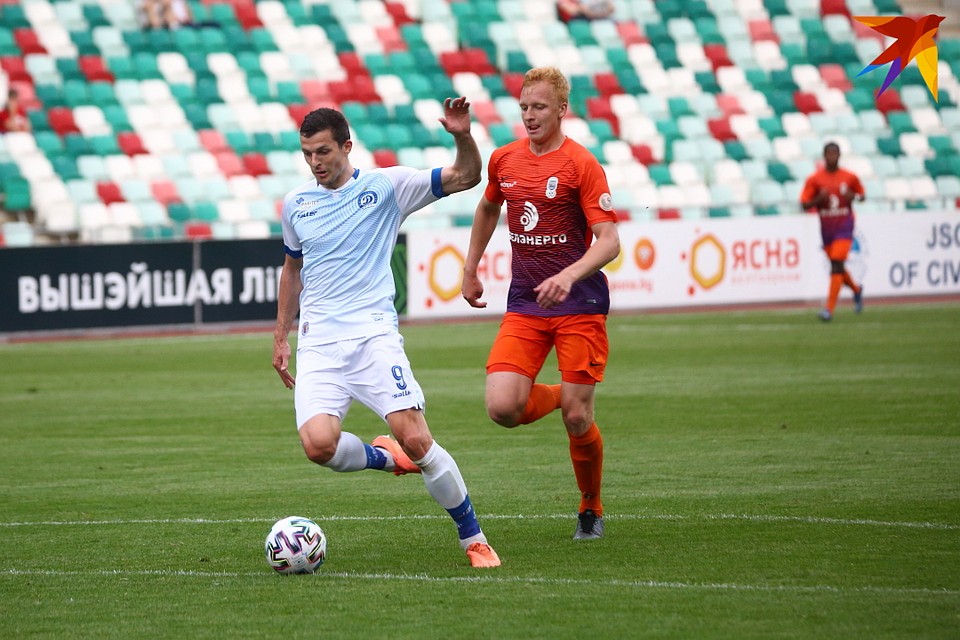 №9 Евгений Шикавка. ФК "Динамо" (Минск). Фото: Святослав ЗОРКИЙ