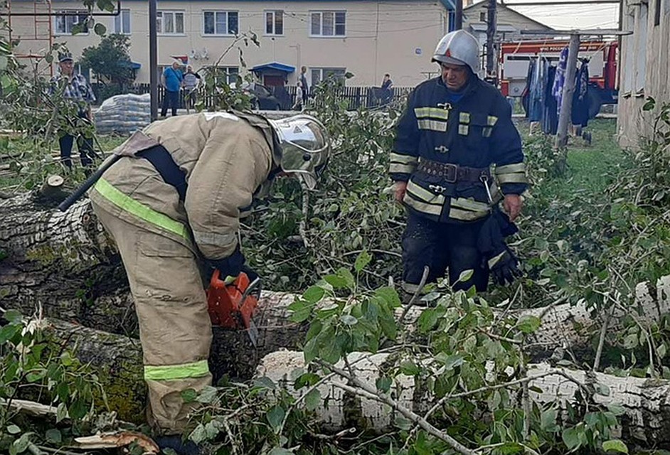 Ветром повреждены кровли семи домов. Фото: ГУ МЧС по Нижегородской области