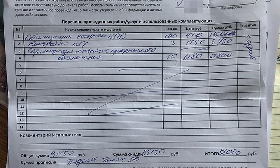 Псевдомастер даже выдал пенсионерке квитанцию. ФОТО: "Нижний Новгород. Без цензуры".