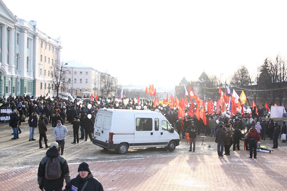На митинг в Нижнем пришло около 2000 человек. Фото: Роман ИГНАТЬЕВ