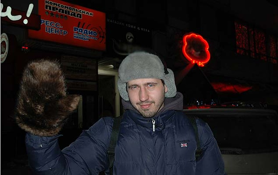 Игорь Растеряев от волгоградских морозов спасался с помощью валенок и варежек из красноярского бобра. Фото: Геннадий БИСЕНОВ