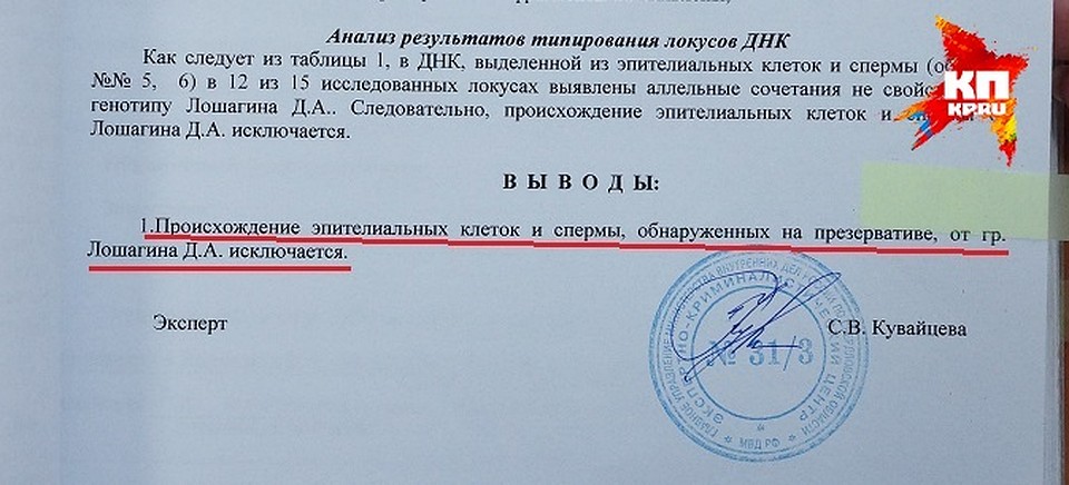 К презервативу Дмитрий Лошагин не имел отношения Фото: материалы уголовного дела