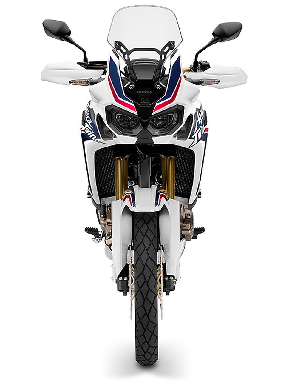 Вид CRF1000L Africa Twin спереди. Фото: Honda