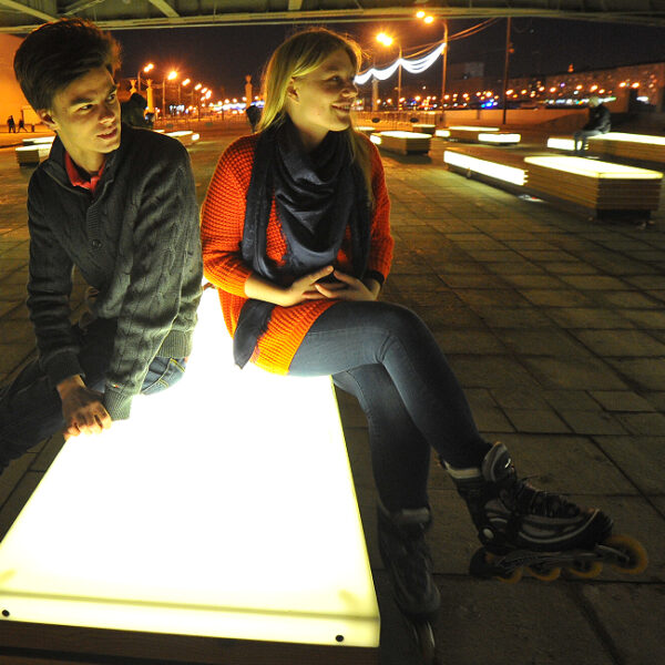 Ночной роллер-заезд на ВДНХ