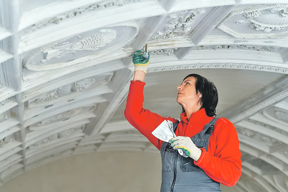 Реставрация легендарного ресторана «Золотой колос» на ВДНХ в Москве: пир в стиле сталинский ампир