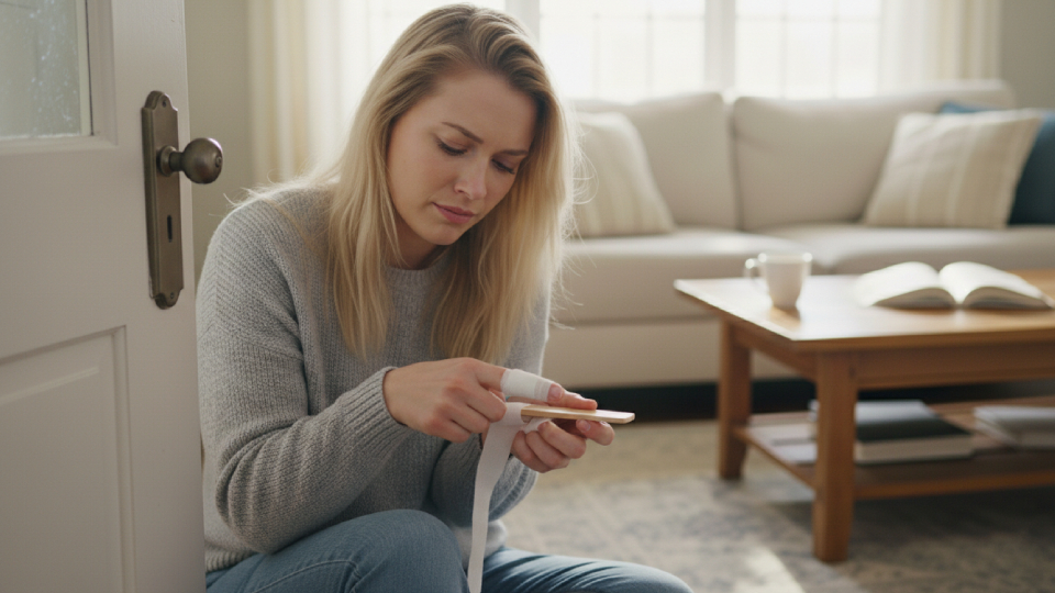 Что делать, если прищемил палец