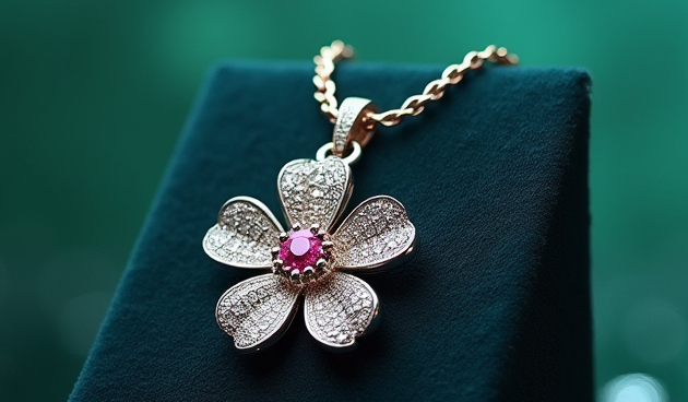 Украшение с цветком