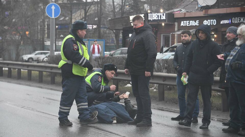 ДТП на Рублевском шоссе в Москве. Фото: Фролов Михаил / KP.RU